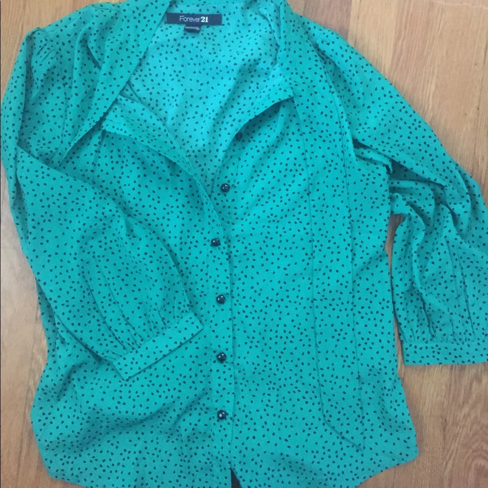 Polka dot blouse